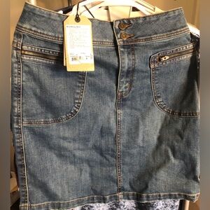 NWT Prana denim skirt size 4